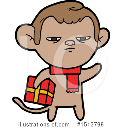 Royalty-Free (RF) Monkey Clipart Illustration by lineartestpilot - Stock Sample #1513796