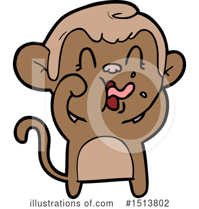 Royalty-Free (RF) Monkey Clipart Illustration by lineartestpilot - Stock Sample #1513802