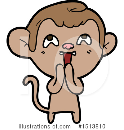 Royalty-Free (RF) Monkey Clipart Illustration by lineartestpilot - Stock Sample #1513810