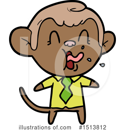 Royalty-Free (RF) Monkey Clipart Illustration by lineartestpilot - Stock Sample #1513812