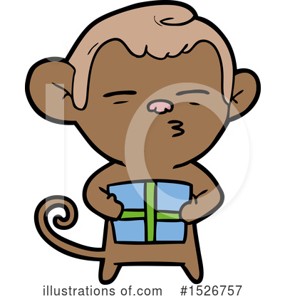 Royalty-Free (RF) Monkey Clipart Illustration by lineartestpilot - Stock Sample #1526757