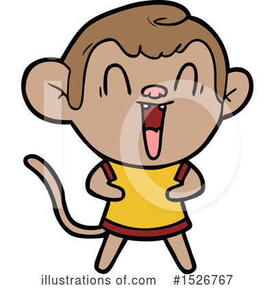 Royalty-Free (RF) Monkey Clipart Illustration by lineartestpilot - Stock Sample #1526767