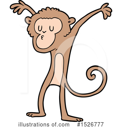Royalty-Free (RF) Monkey Clipart Illustration by lineartestpilot - Stock Sample #1526777