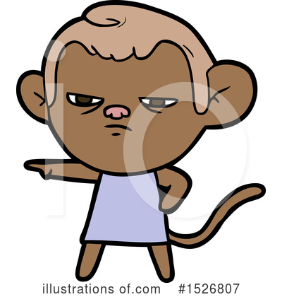 Royalty-Free (RF) Monkey Clipart Illustration by lineartestpilot - Stock Sample #1526807