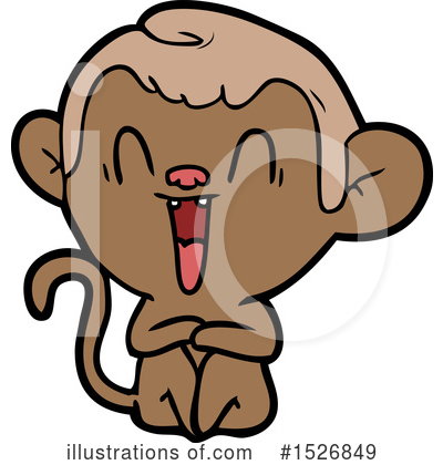 Royalty-Free (RF) Monkey Clipart Illustration by lineartestpilot - Stock Sample #1526849
