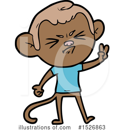 Royalty-Free (RF) Monkey Clipart Illustration by lineartestpilot - Stock Sample #1526863