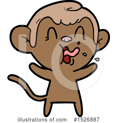 Royalty-Free (RF) Monkey Clipart Illustration by lineartestpilot - Stock Sample #1526887