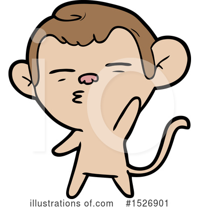 Royalty-Free (RF) Monkey Clipart Illustration by lineartestpilot - Stock Sample #1526901