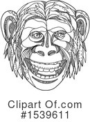 Monkey Clipart #1539611 by patrimonio