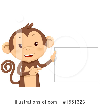 Royalty-Free (RF) Monkey Clipart Illustration by BNP Design Studio - Stock Sample #1551326