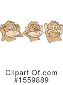 Monkey Clipart #1559889 by Johnny Sajem
