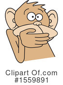 Monkey Clipart #1559891 by Johnny Sajem