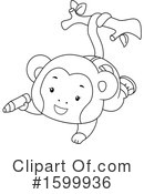 Monkey Clipart #1599936 by BNP Design Studio