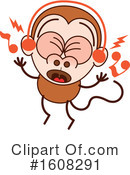 Monkey Clipart #1608291 by Zooco