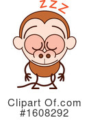 Monkey Clipart #1608292 by Zooco