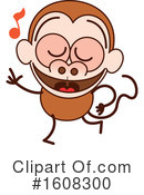 Monkey Clipart #1608300 by Zooco