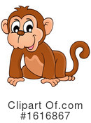 Monkey Clipart #1616867 by visekart