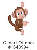 Monkey Clipart #1643994 by AtStockIllustration