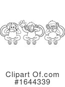 Monkey Clipart #1644339 by AtStockIllustration