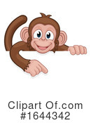 Monkey Clipart #1644342 by AtStockIllustration