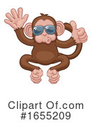 Monkey Clipart #1655209 by AtStockIllustration