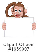 Monkey Clipart #1659007 by AtStockIllustration