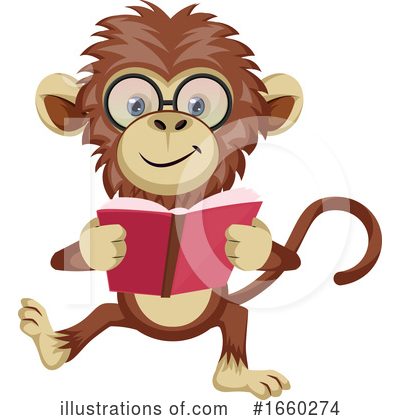 Royalty-Free (RF) Monkey Clipart Illustration by Morphart Creations - Stock Sample #1660274
