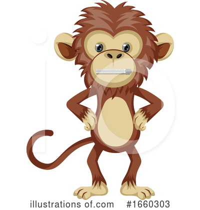 Monkey Clipart #1660303 by Morphart Creations