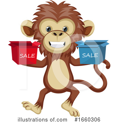 Monkey Clipart #1660306 by Morphart Creations