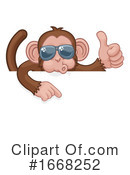 Monkey Clipart #1668252 by AtStockIllustration