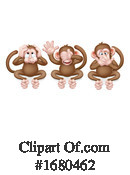 Monkey Clipart #1680462 by AtStockIllustration