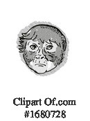 Monkey Clipart #1680728 by patrimonio