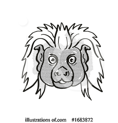 Royalty-Free (RF) Monkey Clipart Illustration by patrimonio - Stock Sample #1683872