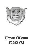 Monkey Clipart #1683875 by patrimonio