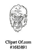 Monkey Clipart #1683891 by patrimonio