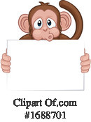 Monkey Clipart #1688701 by AtStockIllustration