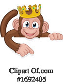 Monkey Clipart #1692405 by AtStockIllustration