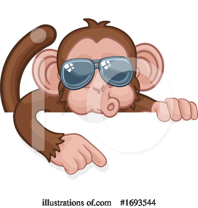 Royalty-Free (RF) Monkey Clipart Illustration by AtStockIllustration - Stock Sample #1693544