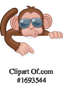 Monkey Clipart #1693544 by AtStockIllustration