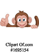 Monkey Clipart #1695154 by AtStockIllustration