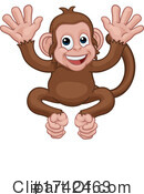 Monkey Clipart #1742463 by AtStockIllustration