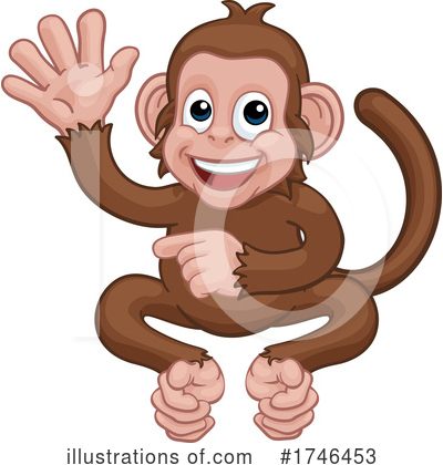 Royalty-Free (RF) Monkey Clipart Illustration by AtStockIllustration - Stock Sample #1746453