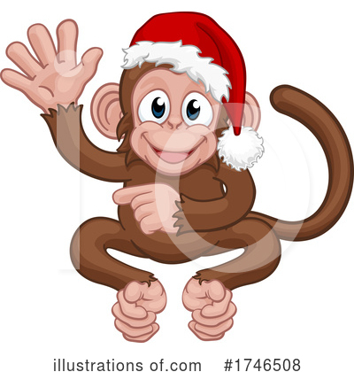 Royalty-Free (RF) Monkey Clipart Illustration by AtStockIllustration - Stock Sample #1746508