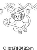 Monkey Clipart #1748425 by AtStockIllustration