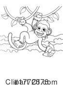 Monkey Clipart #1772578 by AtStockIllustration