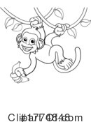 Monkey Clipart #1774848 by AtStockIllustration