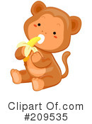 Monkey Clipart #209535 by BNP Design Studio