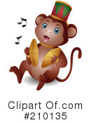Monkey Clipart #210135 by BNP Design Studio