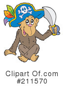 Monkey Clipart #211570 by visekart