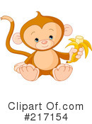 Monkey Clipart #217154 by Pushkin